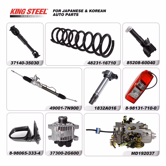 Wholesale China Guangzhou Good Price King Steel Auto Spare Parts for Japan Korean Car Toyota Corolla Hyundai Suzuki Vitara