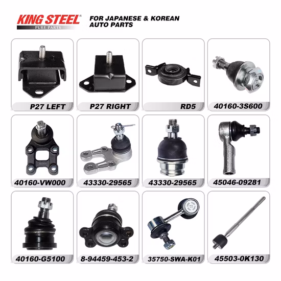 Wholesale China Guangzhou Good Price King Steel Auto Spare Parts for Japan Korean Car Toyota Corolla Hyundai Suzuki Vitara