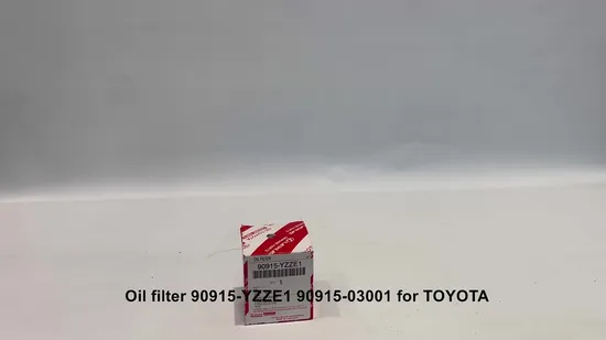 Hot Sales Spare Parts Auto Car Parts OEM 90915-Yzze1 Oil Filter for Toyota